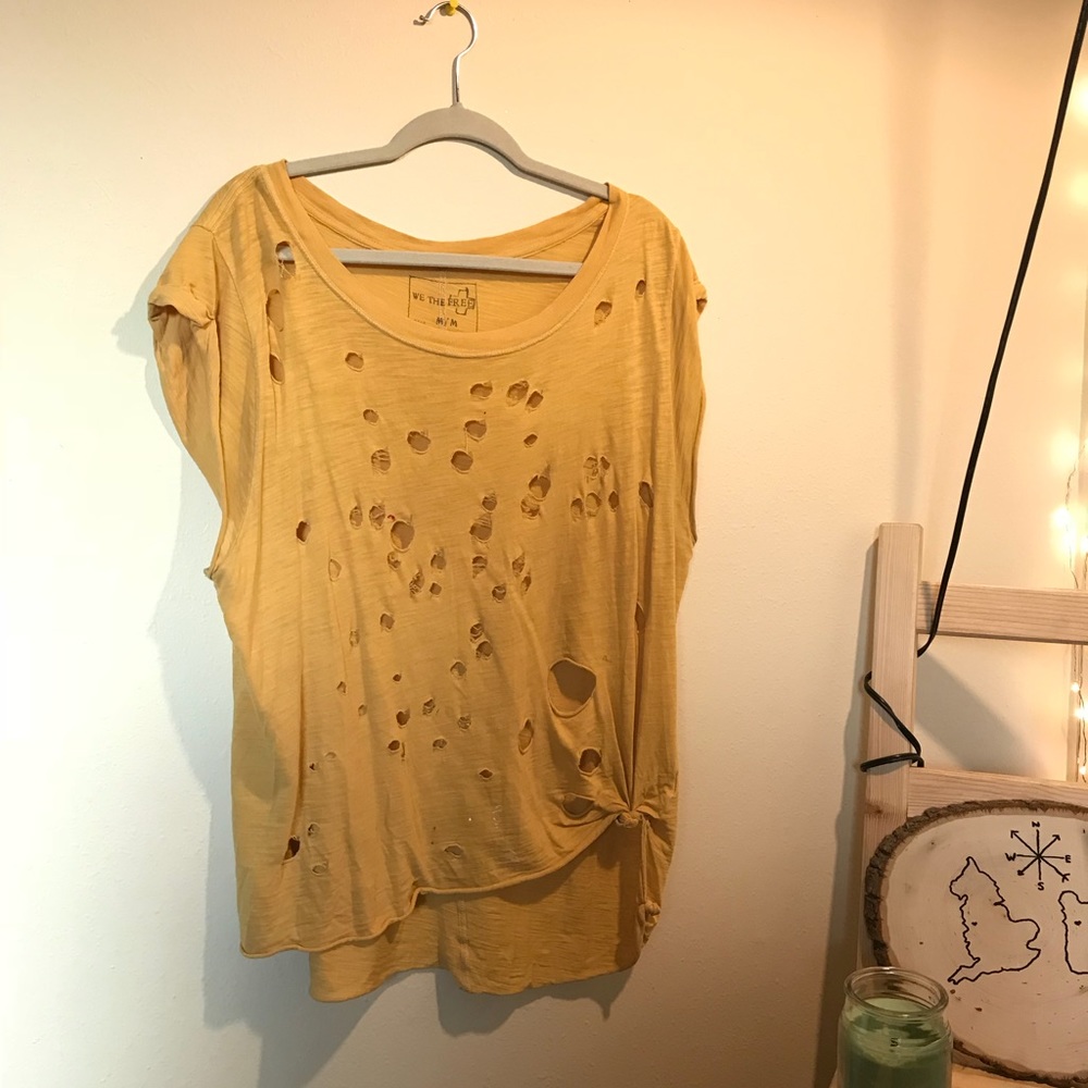 We The Free Distressed T Shirt